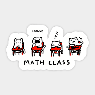 Math Cats Sticker